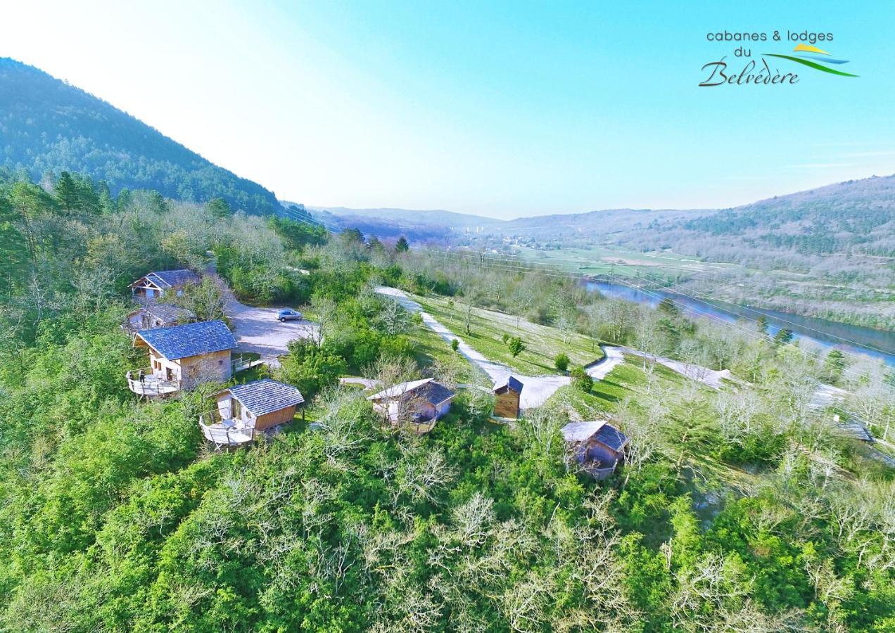 Cabanes Et Lodges Du Belvedere Serrieres-sur-Ain Bagian luar foto
